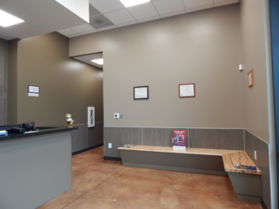 Front Desk Seating Area